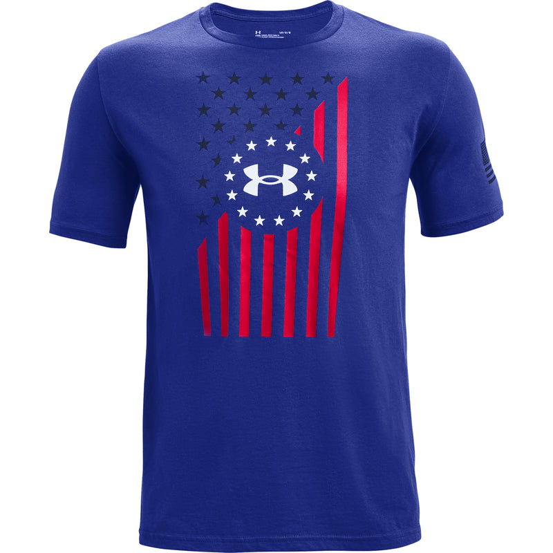 [1365053-400] Mens Under Armour Freedom Chest Flag T-Shirt