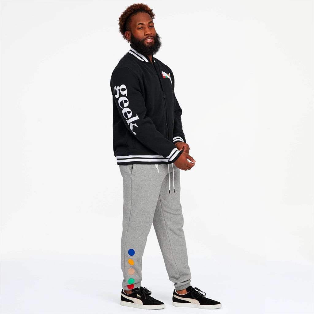 [596565-01] Mens Puma Fashion Geek Varsity Jacket - sneakAR