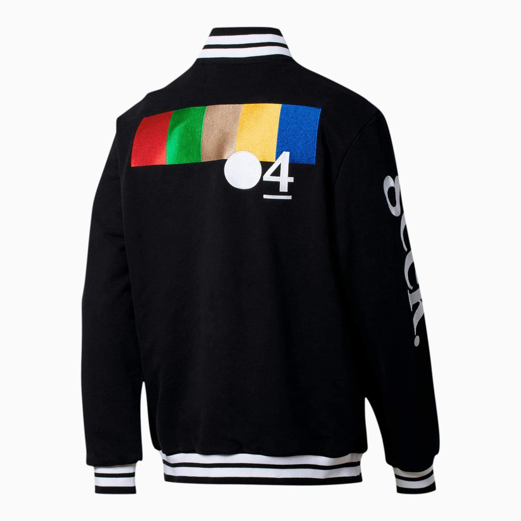 [596565-01] Mens Puma Fashion Geek Varsity Jacket - sneakAR