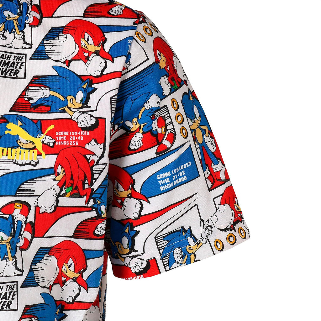 [598367-02] Mens Puma x Sonic Aop Tee - sneakAR