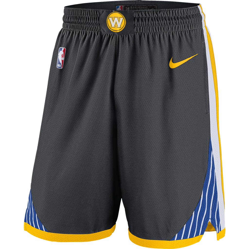 [9Z2B7BAFC] Youth Nike NBA Golden State Warriors Swingman Shorts
