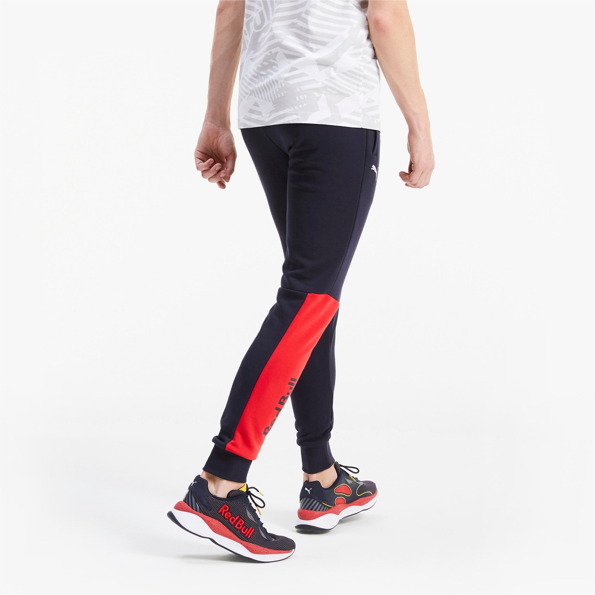 [763010-01] Mens Puma RBR Red Bull Racing Logo Sweat Pants