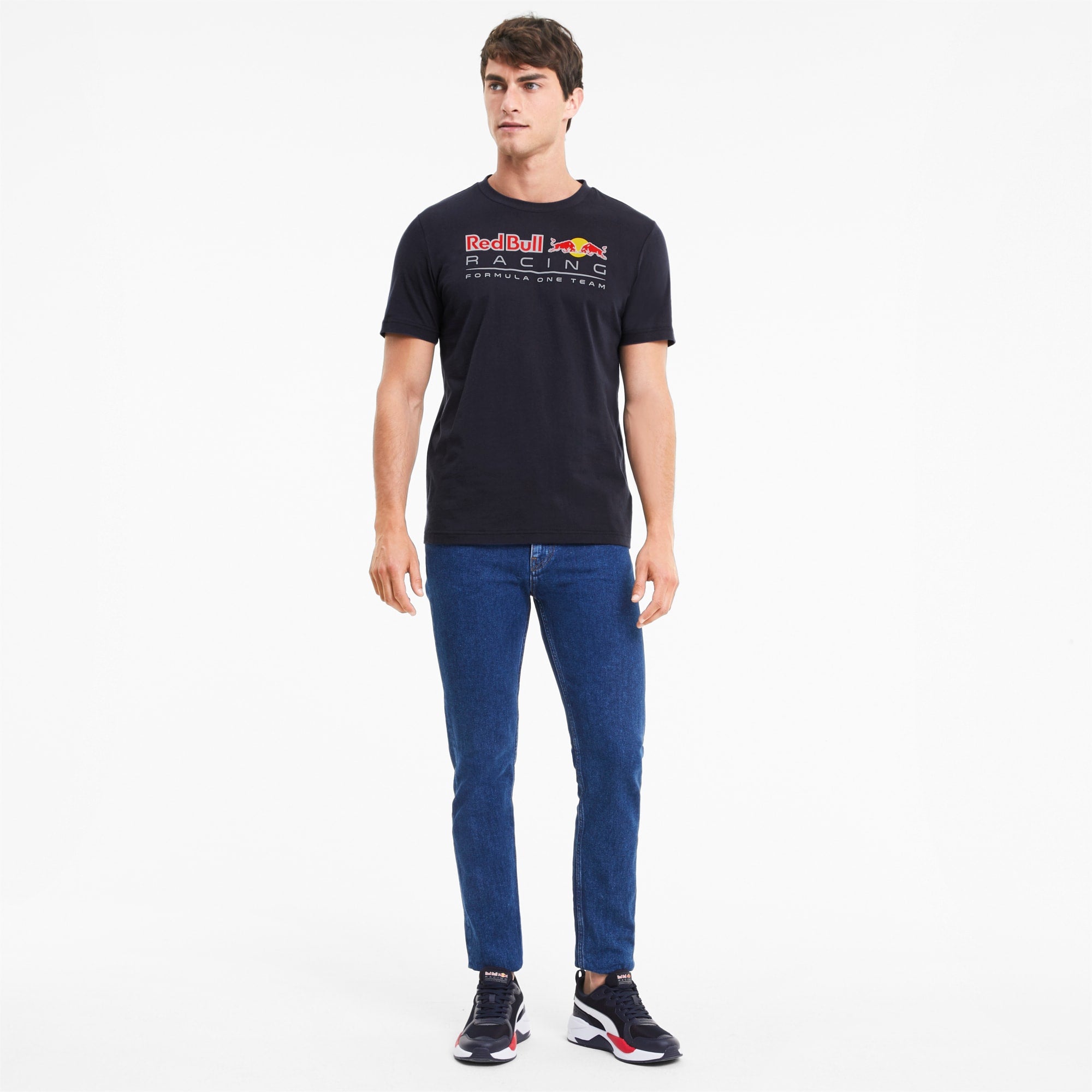 [763011-01] Mens Puma RBR Red Bull Racing Logo Tee