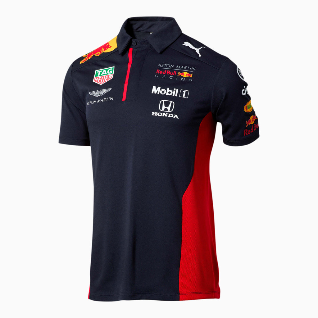 [762882-01] Mens Puma AMRBR Red Bull Racing Team Polo