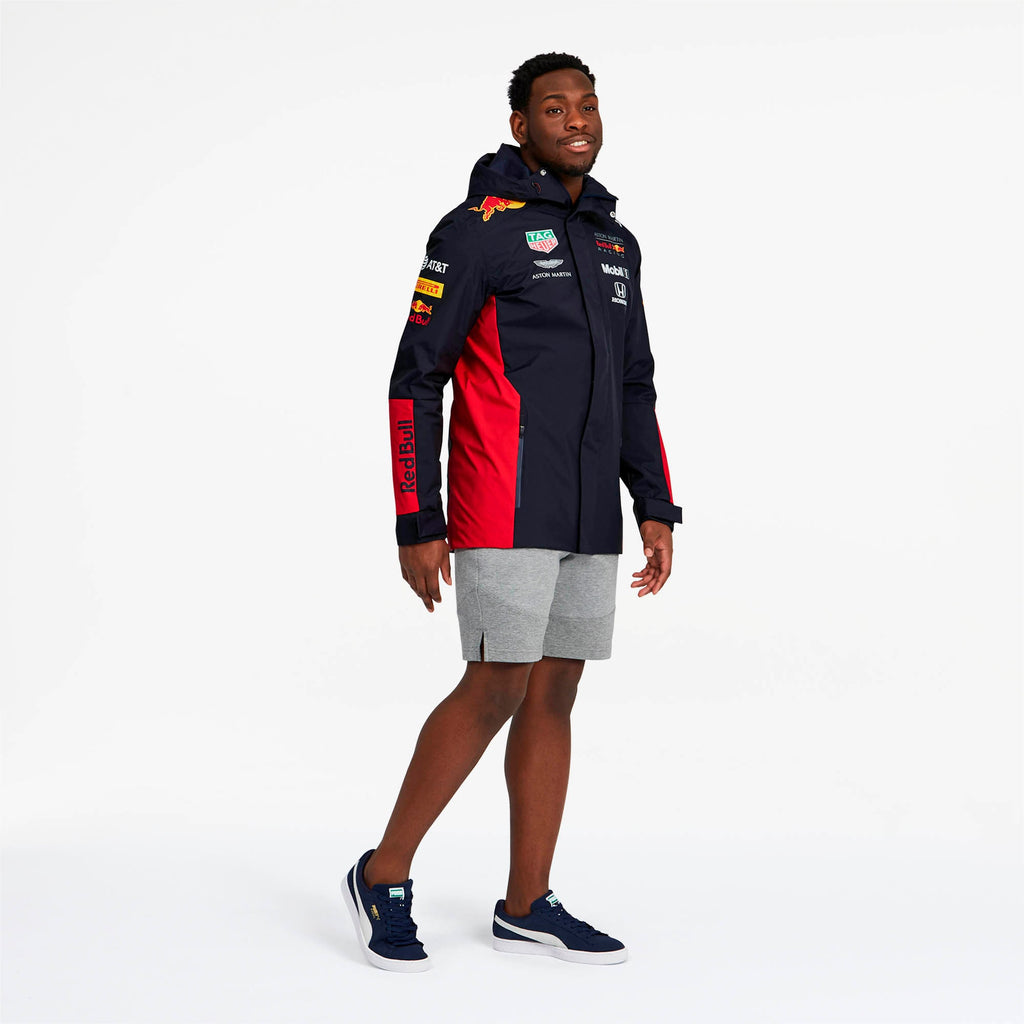 [762886-01] Mens Puma AMRBR Red Bull Racing Team Rain Jacket