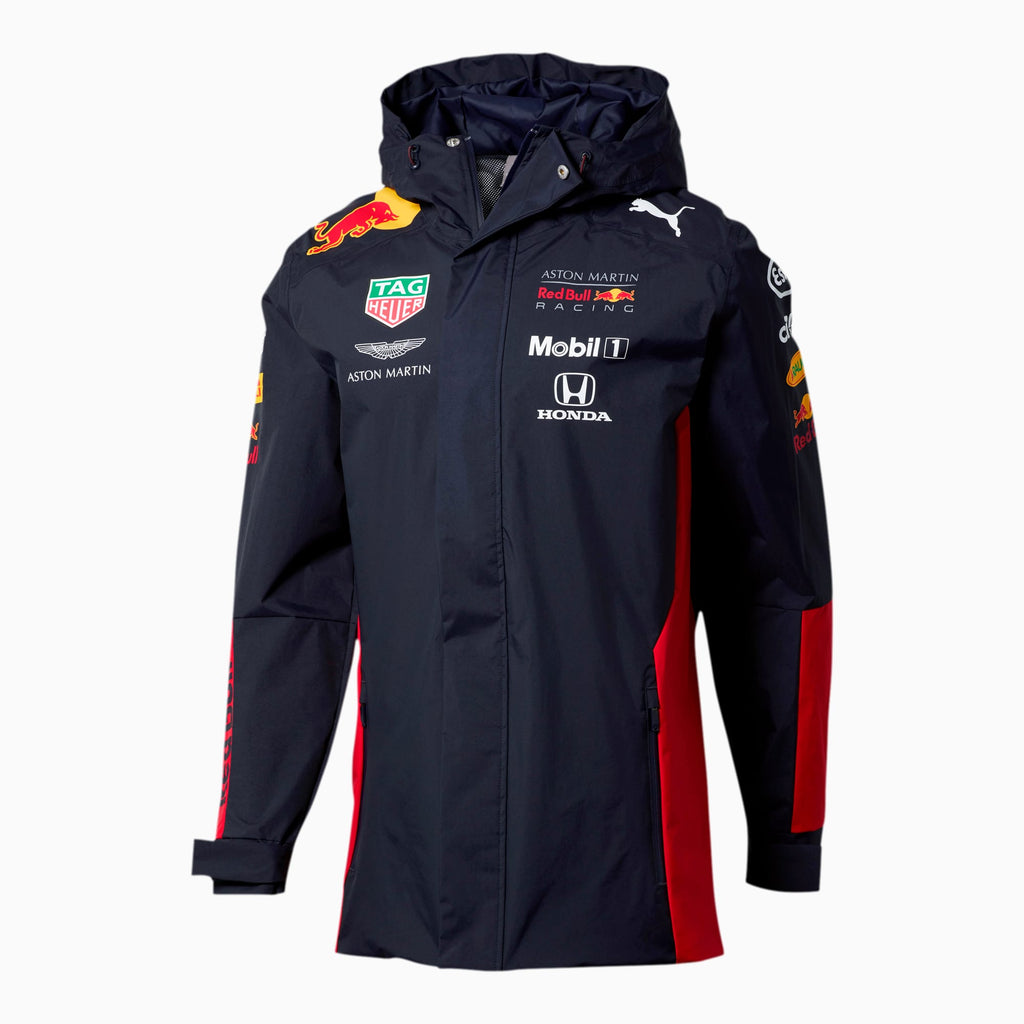 [762886-01] Mens Puma AMRBR Red Bull Racing Team Rain Jacket