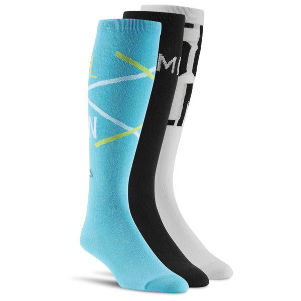 [S88249] Reebok Les Mills 3 Pack Compression Socks