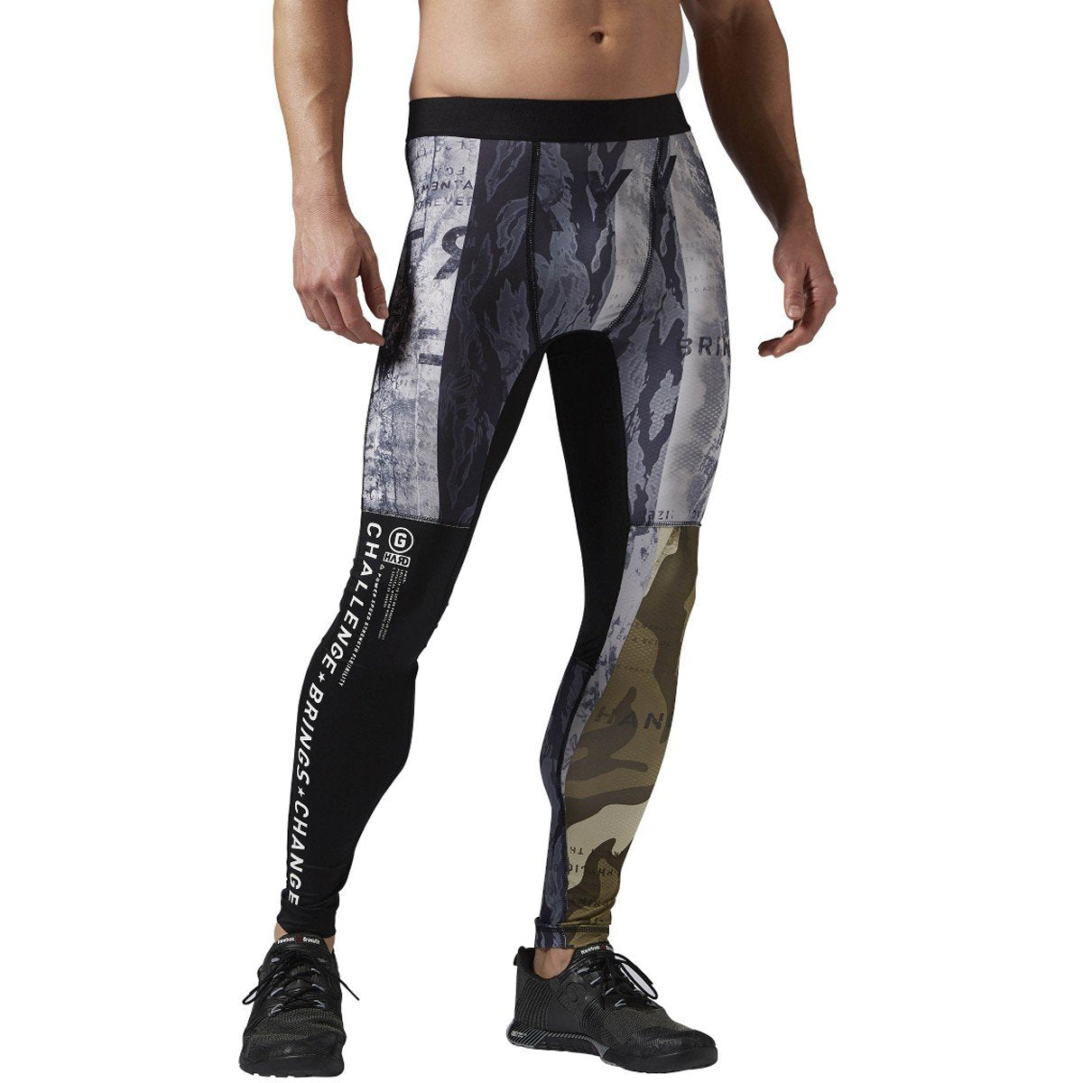 [S93641] Mens Reebok One Series Camo Tight