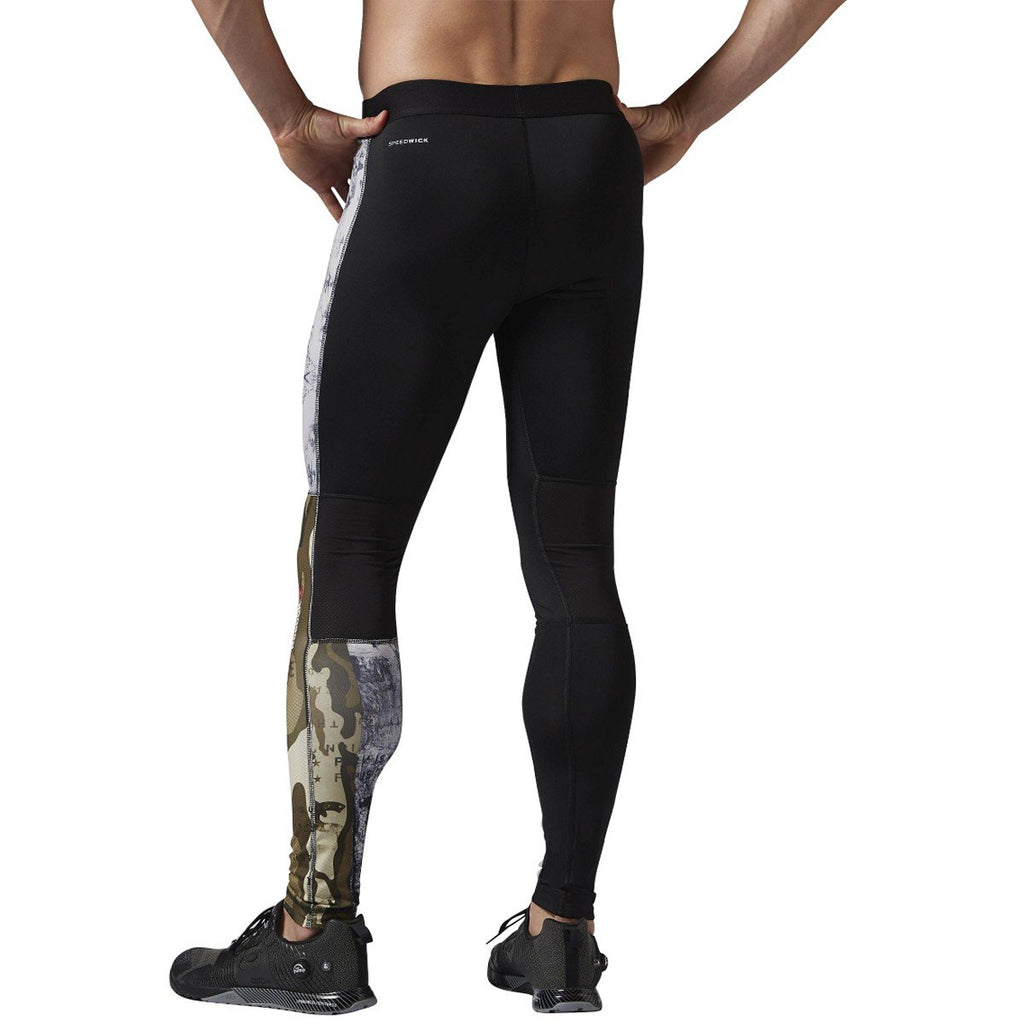 [S93641] Mens Reebok One Series Camo Tight