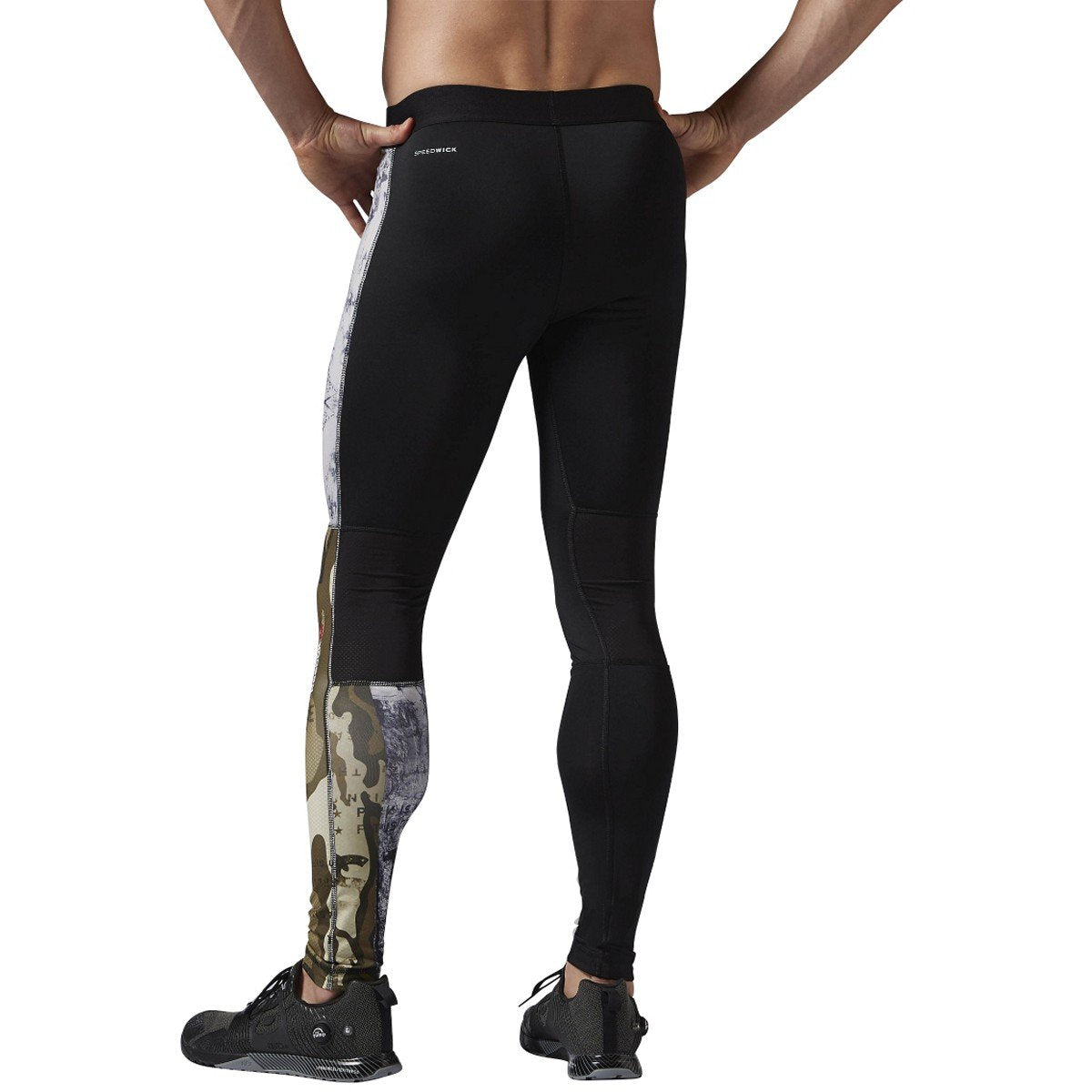 [S93641] Mens Reebok One Series Camo Tight