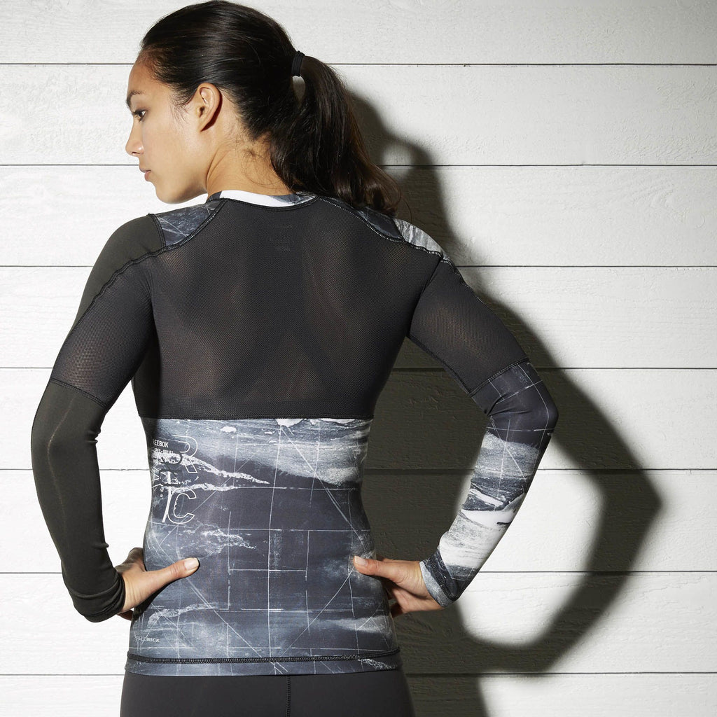 [S96554] Womens Combat Longsleeve Rashguard