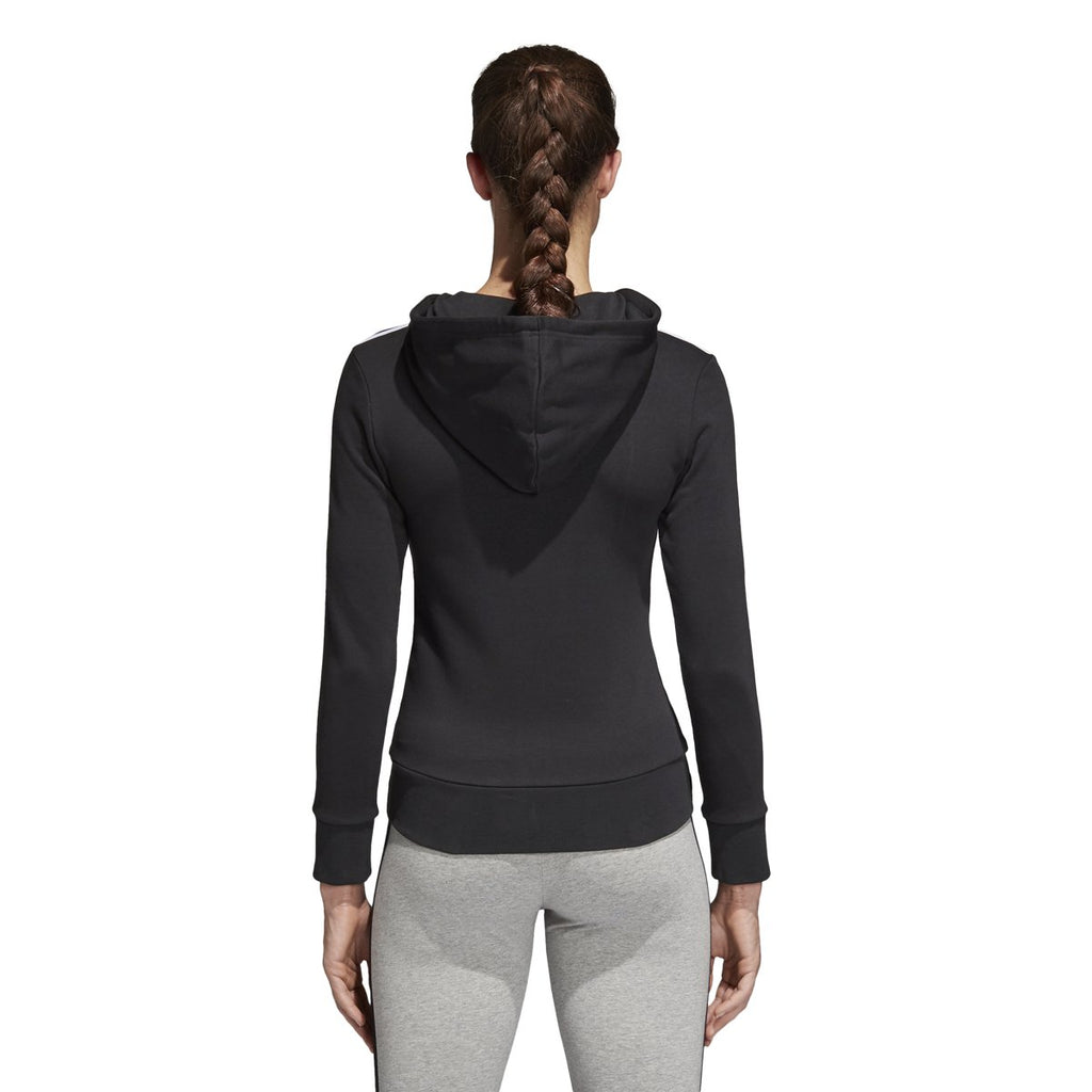 [S97065] Womens Essentials 3 Stripe Full Zip Hoodie