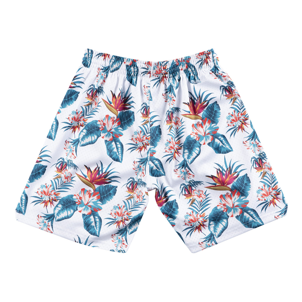 Mens Mitchell & Ness NBA Floral Mesh Short Boston Celtics