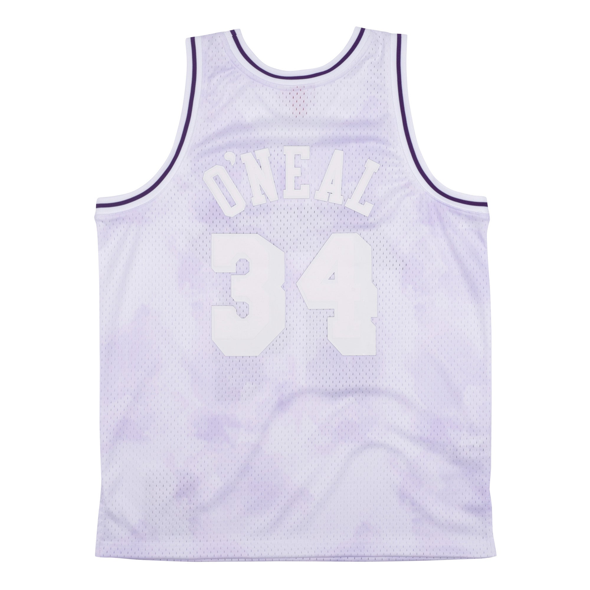 Mens Mitchell & Ness NBA Cloudy Skies Swingman Jersey LA Lakers 1996 Shaq