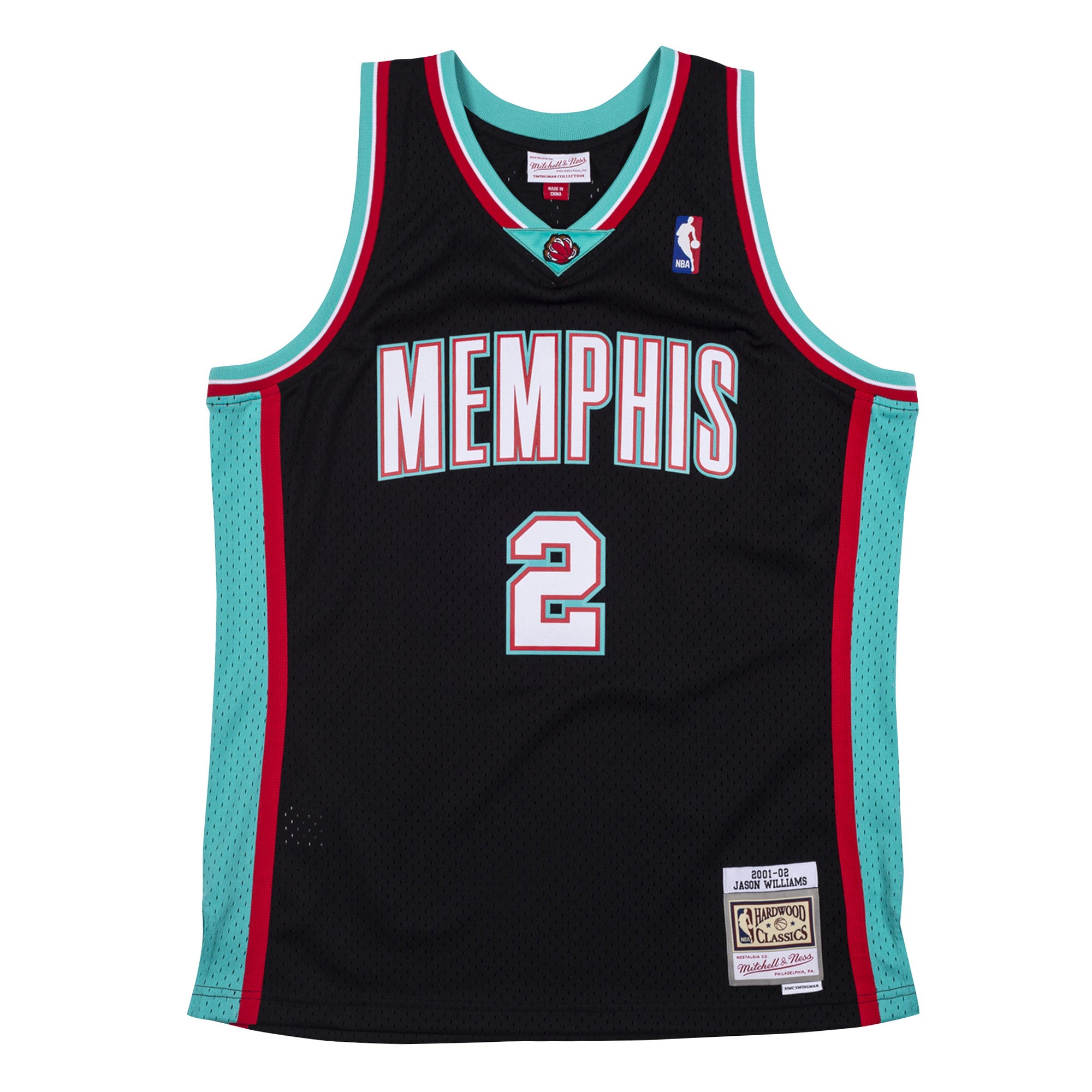 Mens Mitchell & Ness NBA Swingman Jersey Grizzlies 01 Jason Williams