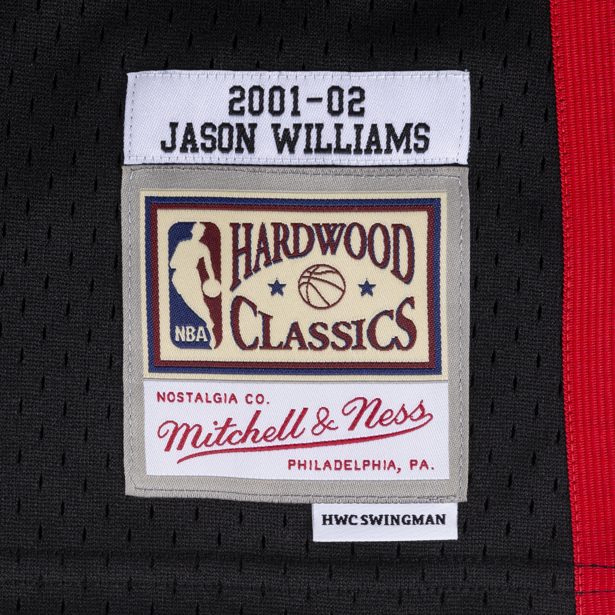 Mens Mitchell & Ness NBA Swingman Jersey Grizzlies 01 Jason Williams
