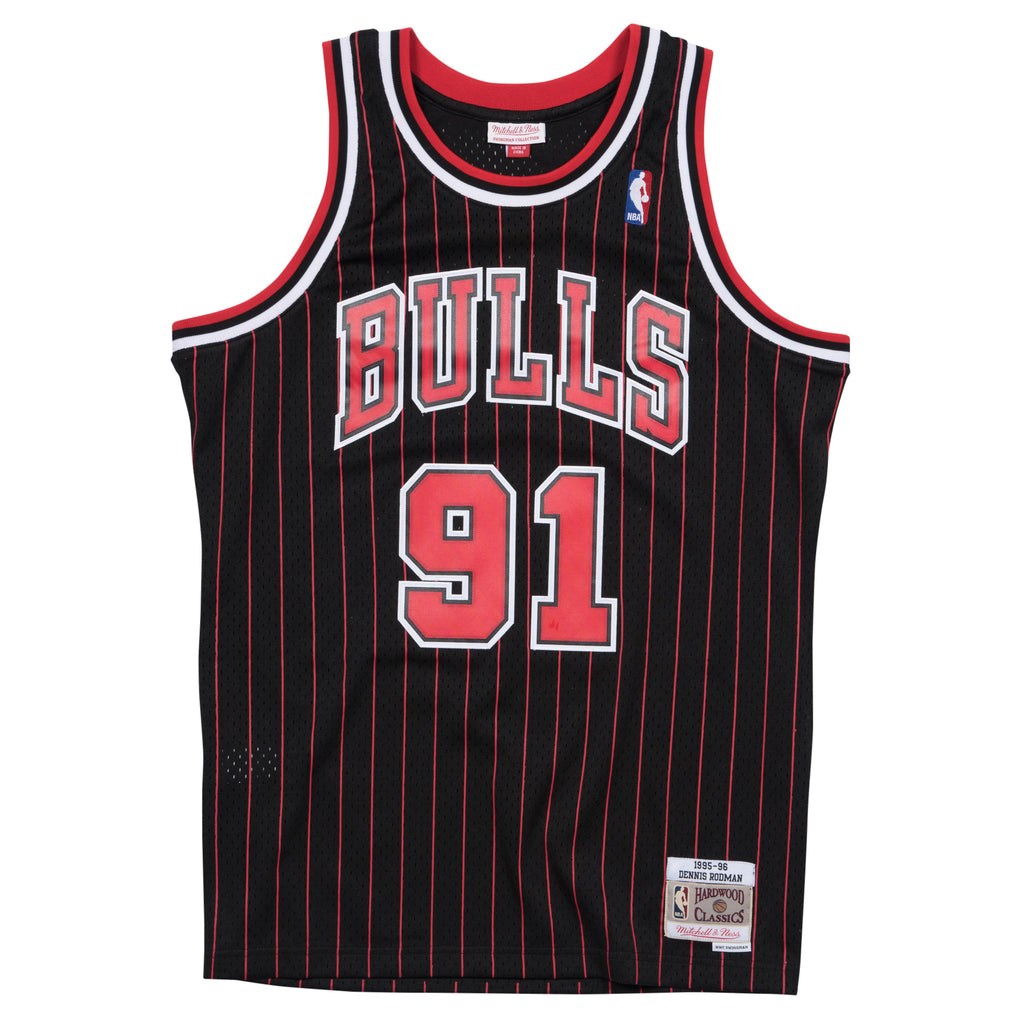 Mens Mitchell & Ness NBA Swingman Alternate Jersey Bulls 1995 Dennis Rodman