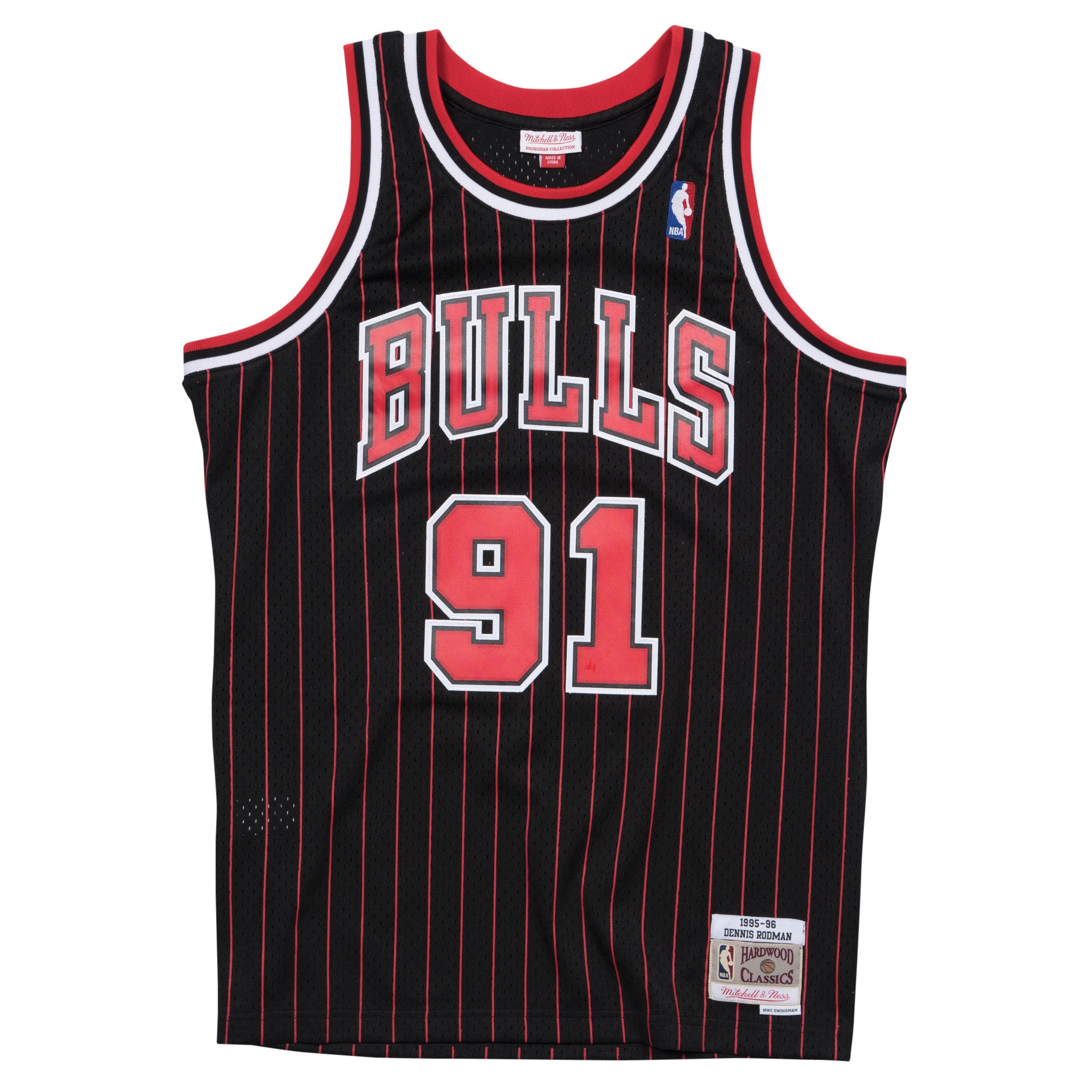 Mens Mitchell & Ness NBA Swingman Alternate Jersey Bulls 1995 Dennis Rodman