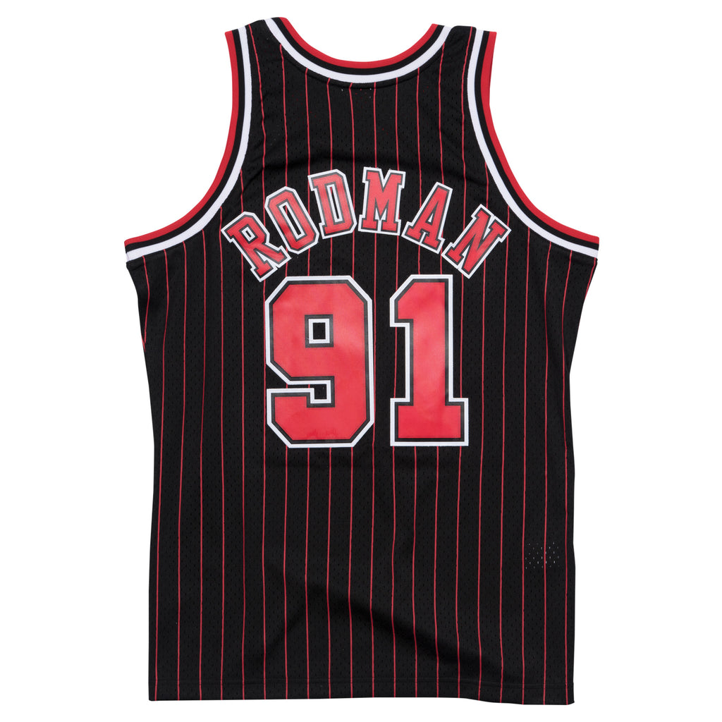 Mens Mitchell & Ness NBA Swingman Alternate Jersey Bulls 1995 Dennis Rodman