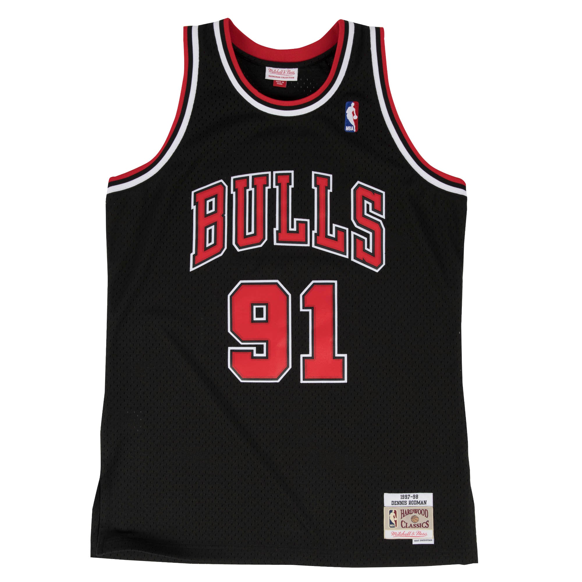 Mens Mitchell & Ness NBA Swingman Alternate Jersey Bulls 1997 Dennis Rodman