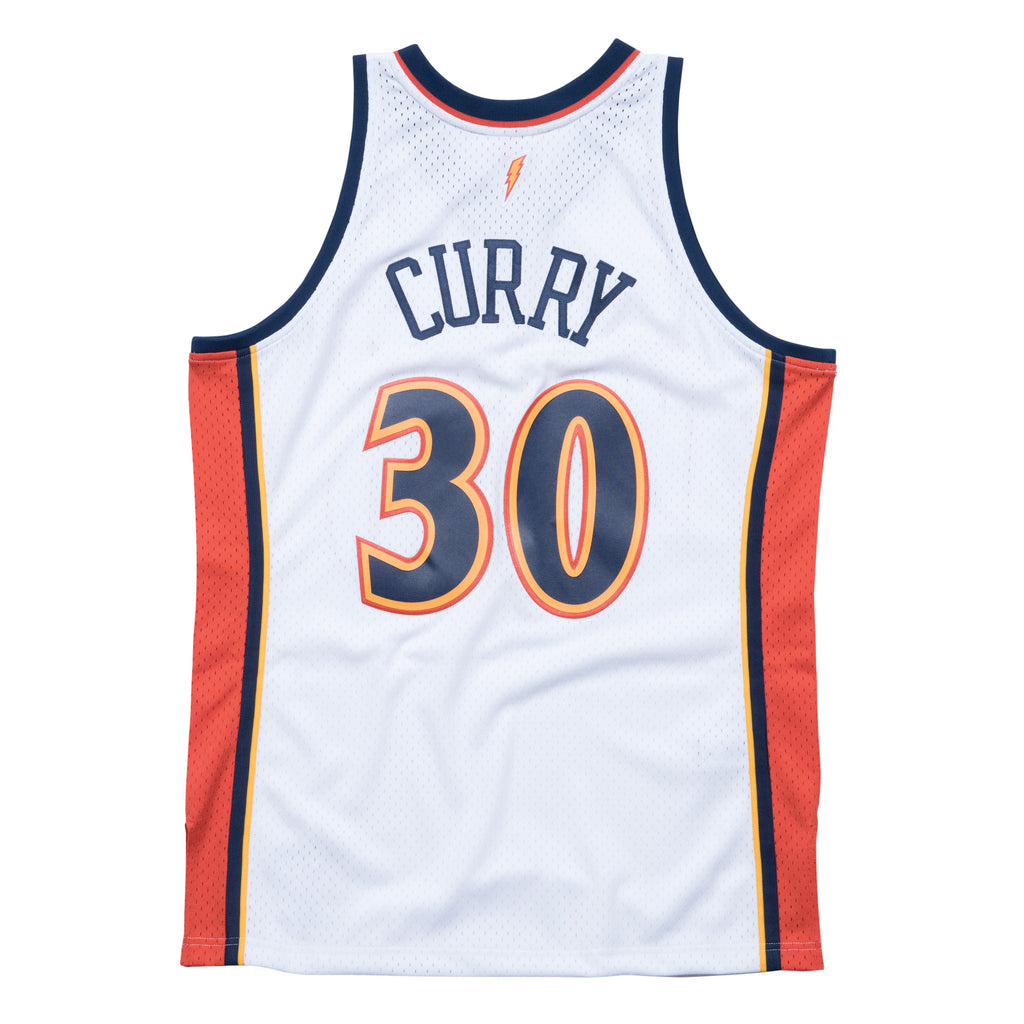 Mens Mitchell & Ness NBA Swingman Home Jersey Warriors 09 Steph Curry