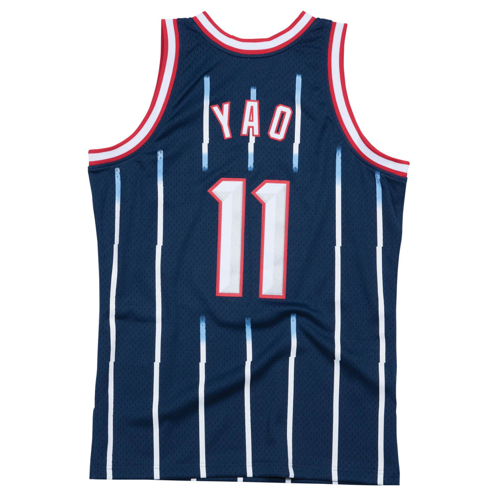 [SMJYGS18174-HRONAVY02YMI] Mens Mitchell & Ness NBA Swingman Road Jersey Rockets 02 Yao Ming