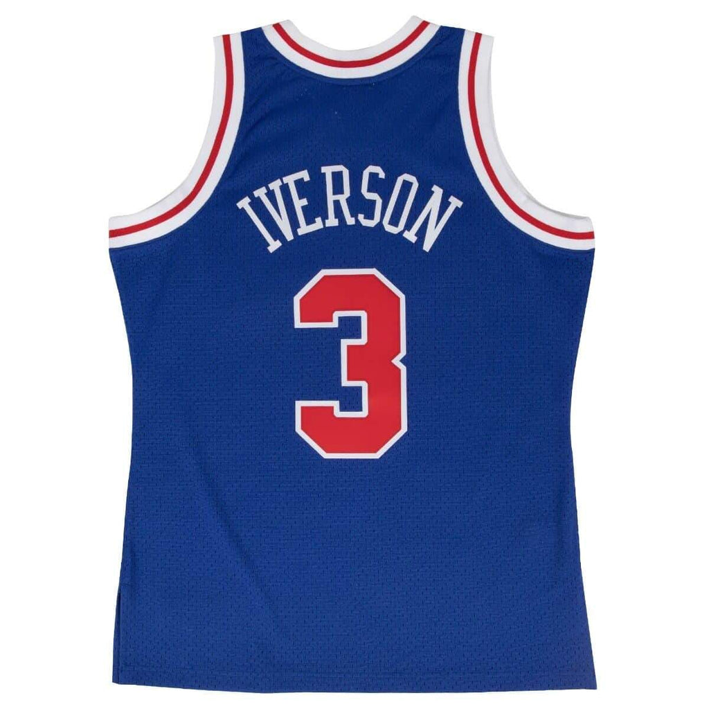 [SMJYGS18197-P76ROYA96AIV] Mens Mitchell & Ness NBA Swingman Alternate Jersey 76ers 96 Allen Iverson