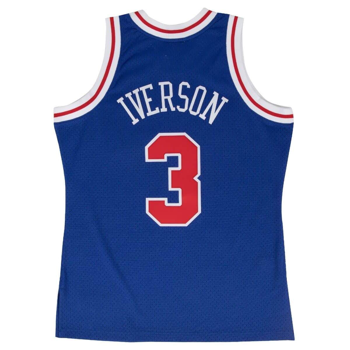 [SMJYGS18197-P76ROYA96AIV] Mens Mitchell & Ness NBA Swingman Alternate Jersey 76ers 96 Allen Iverson