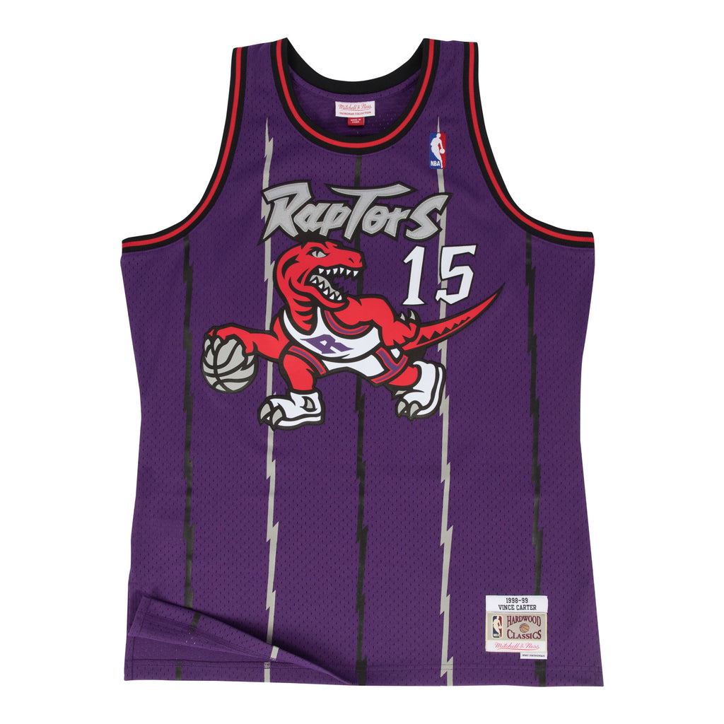 Mens Mitchell & Ness NBA Swingman Road Jersey Raptors 98 Vince Carter