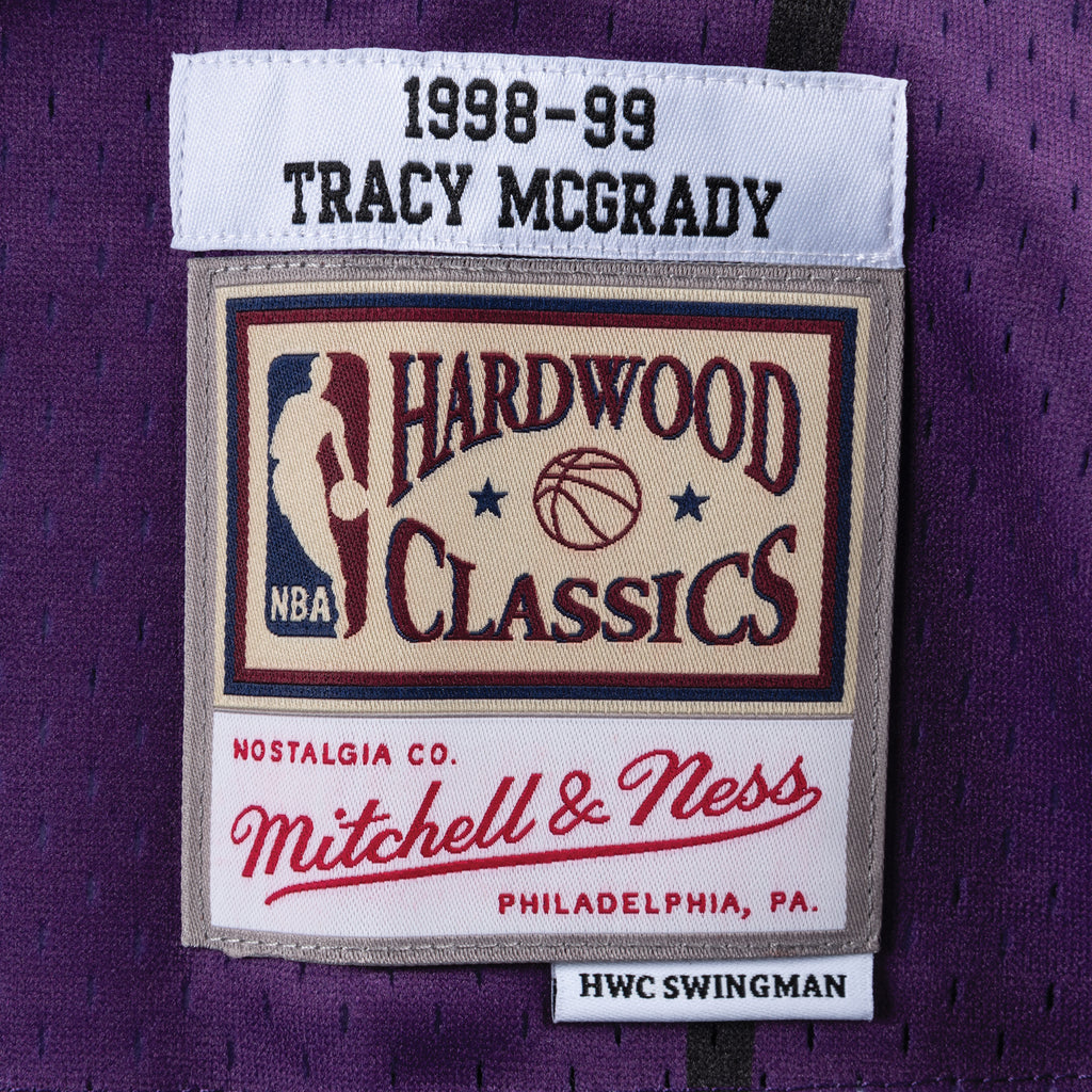 Mens Mitchell & Ness NBA Swingman Road Jersey Raptors 98 Tracy Mcgrady