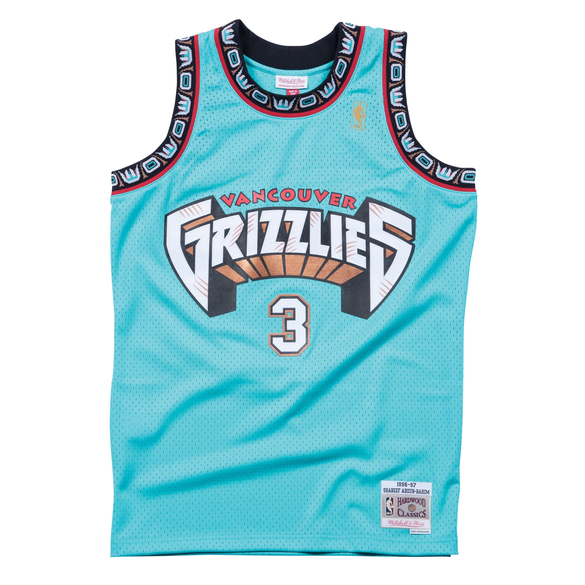 Mens Mitchell & Ness NBA Swingman Road Jersey Grizzlies 96 Shareef Abdur-Rahim
