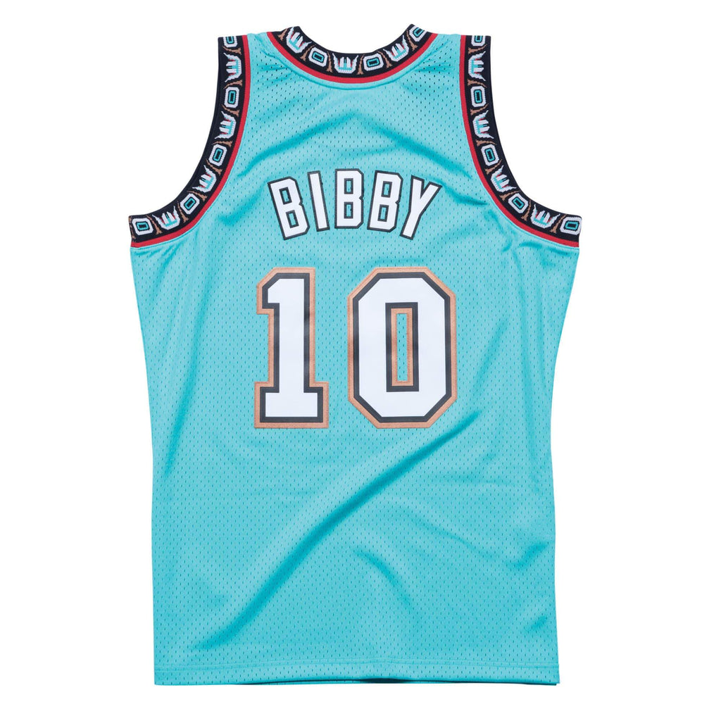 [SMJYGS18219-VGRTEAL98MBI] Mens Mitchell & Ness NBA Swingman Road Jersey Grizzlies 98 Mike Bibby