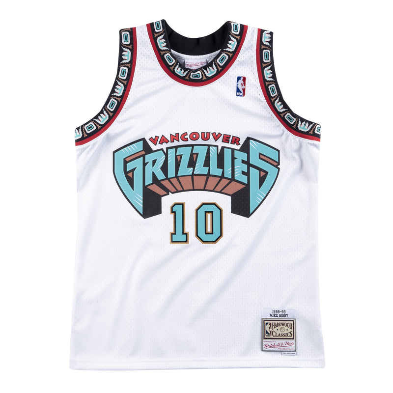 Mens Mitchell & Ness NBA Swingman Home Jersey 98 Grizzlies Mike Bibby