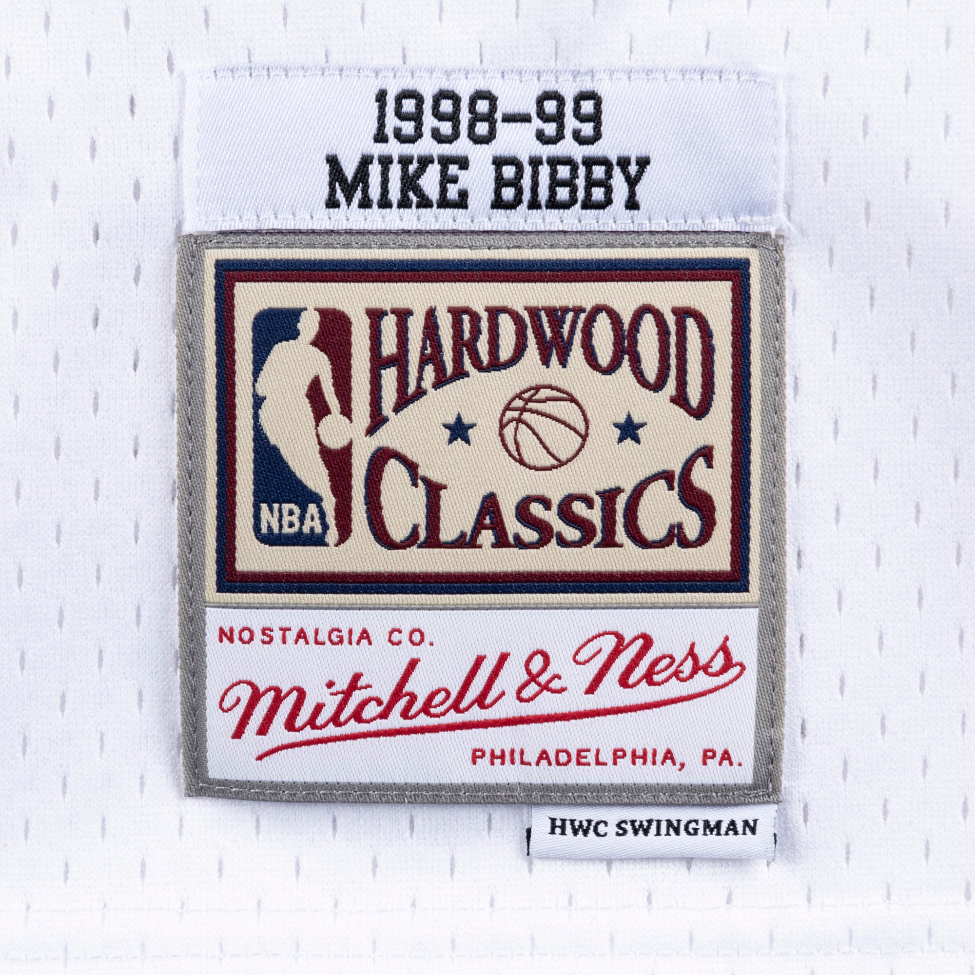 Mens Mitchell & Ness NBA Swingman Home Jersey 98 Grizzlies Mike Bibby