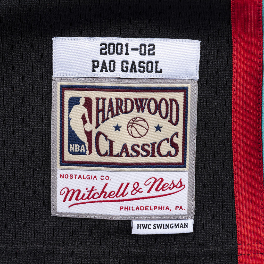 Mens Mitchell & Ness NBA Swingman Jersey Grizzlies 2001 Pau Gasol