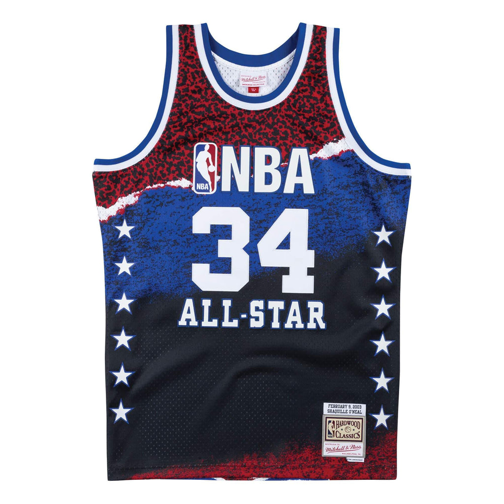 [SMJYNG18426-ASWBLCK03SON] Mens Mitchell & Ness NBA Sublimated Swingman Jersey Allstar West 03 Oneal