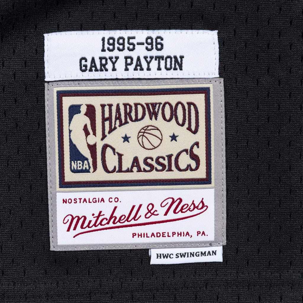 [SMJYNG18824-SSUBLCK195GPA] Mens Mitchell & Ness NBA Xmas Jersey NBA Supersonics 1995 G Payton