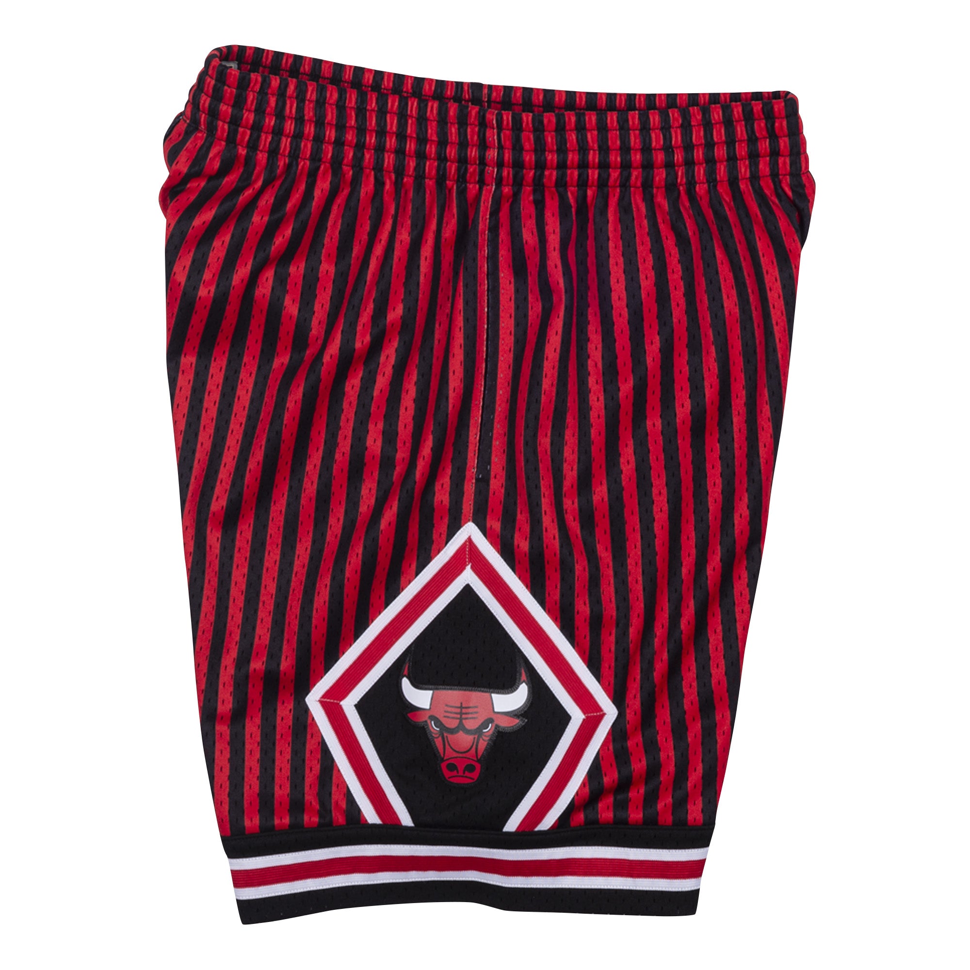 Mens Mitchell & Ness NBA Striped Swingman Short Chicago Bulls 1997