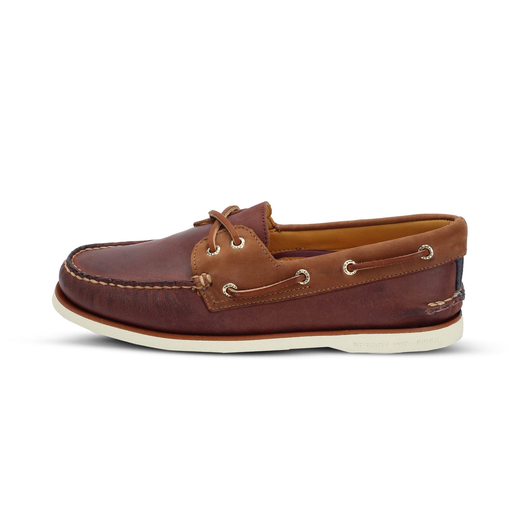 [STS17941] Mens Sperry Top Sider Gold Authentic Original A/O 2-Eye Boat Shoe