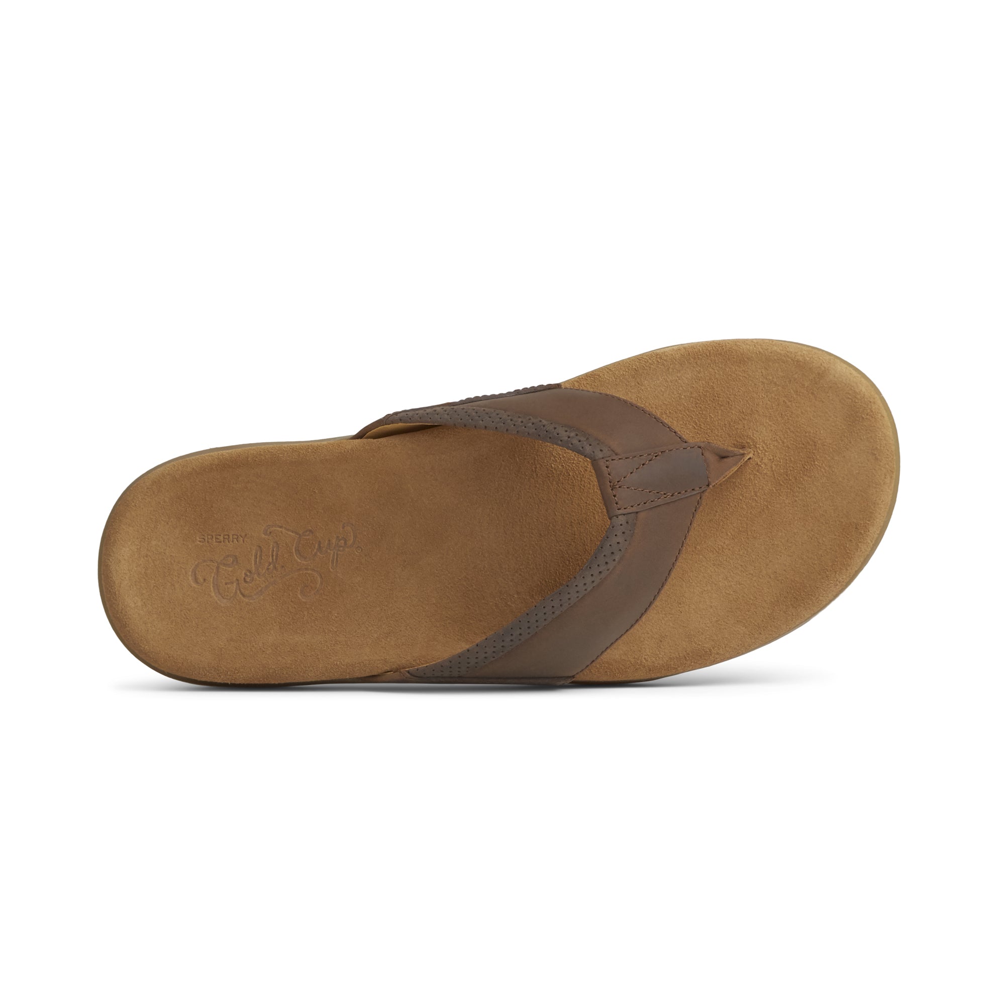 [STS19338] Mens Sperry Gold Amalfi Thong