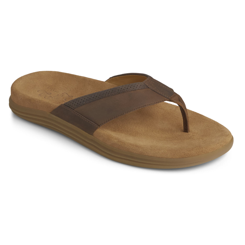 [STS19338] Mens Sperry Gold Amalfi Thong