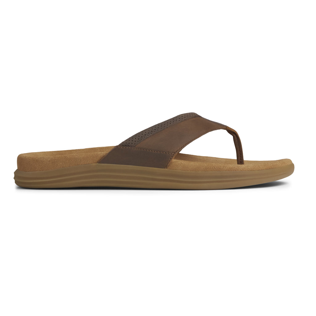 [STS19338] Mens Sperry Gold Amalfi Thong