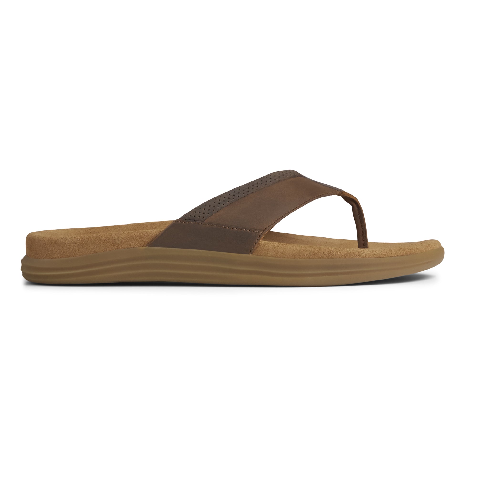 [STS19338] Mens Sperry Gold Amalfi Thong