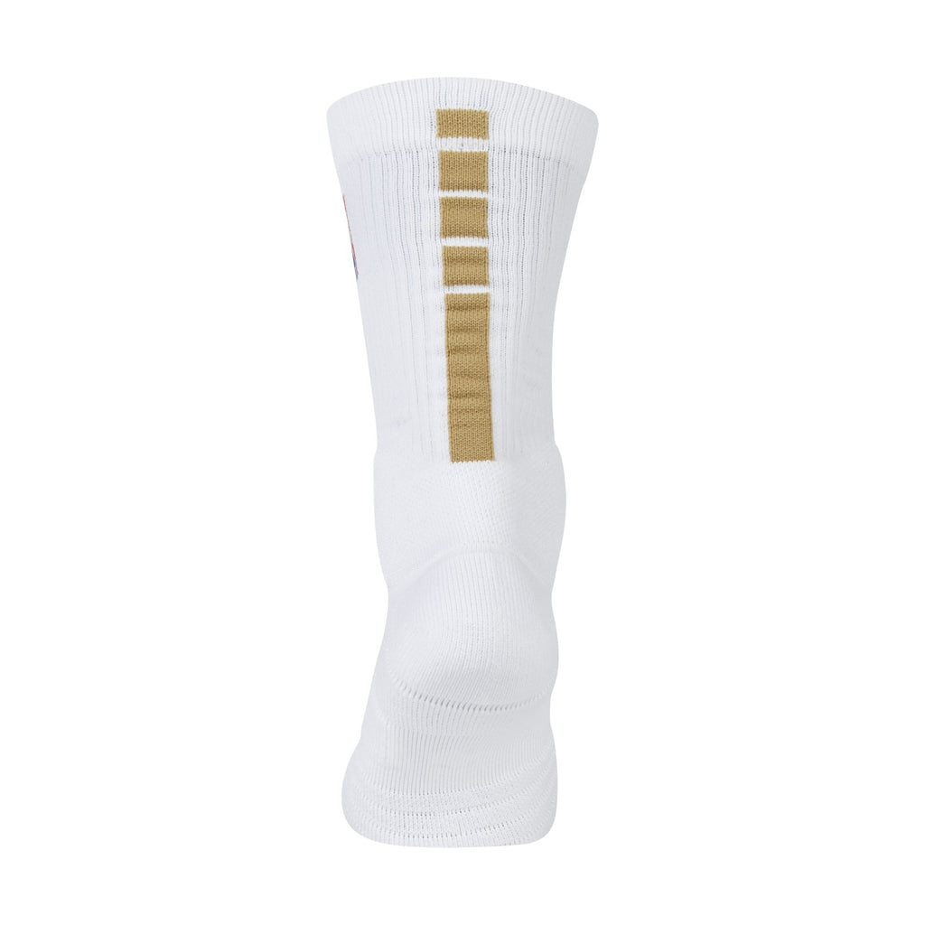 [SX7583-100] Mens Nike NBA Logo Elite Quick Crew Socks