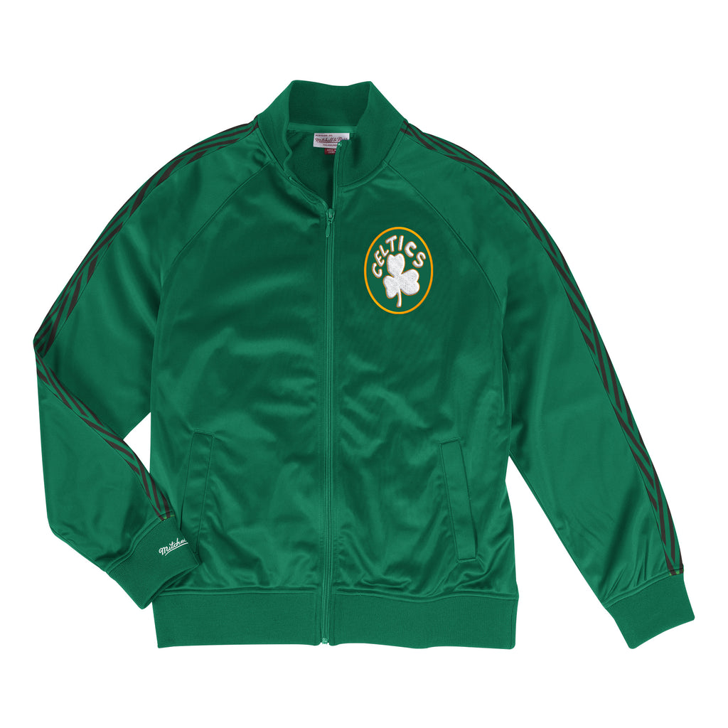 Mens Mitchell & Ness NBA Track Jacket Boston Celtics