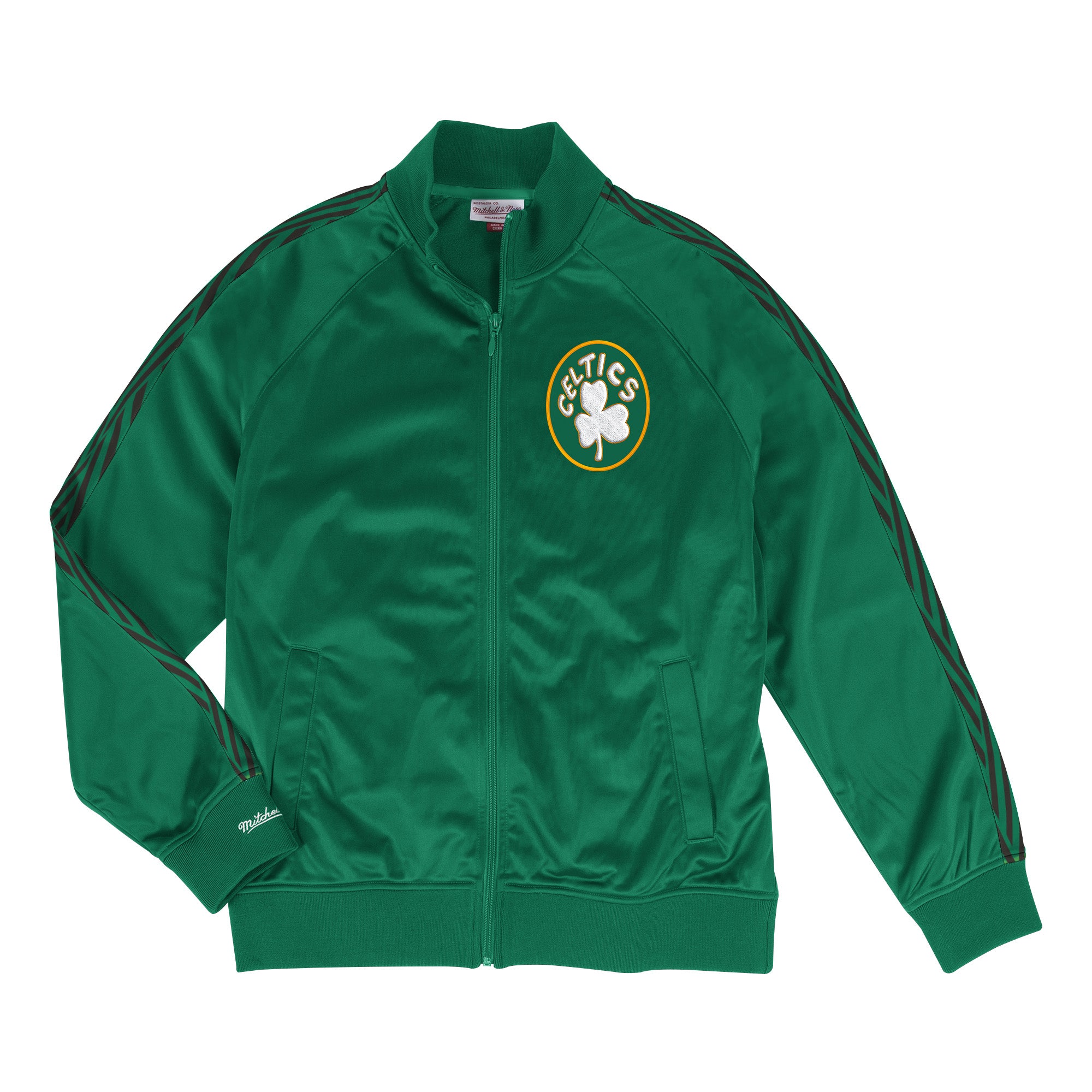 Mens Mitchell & Ness NBA Track Jacket Boston Celtics