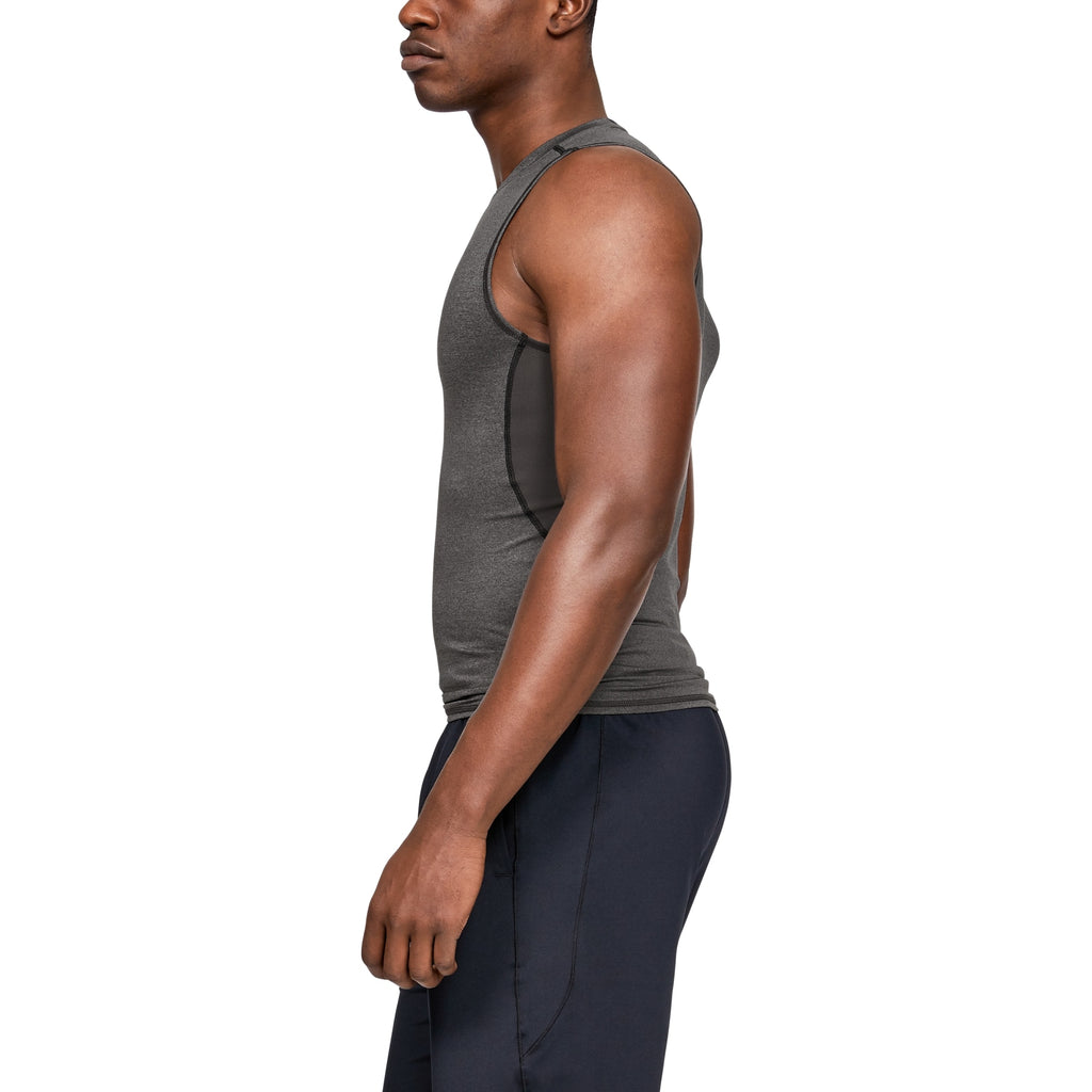 [1257469-090] Mens Under Armour HeatGear Armour Sleeveless Compression Shirt