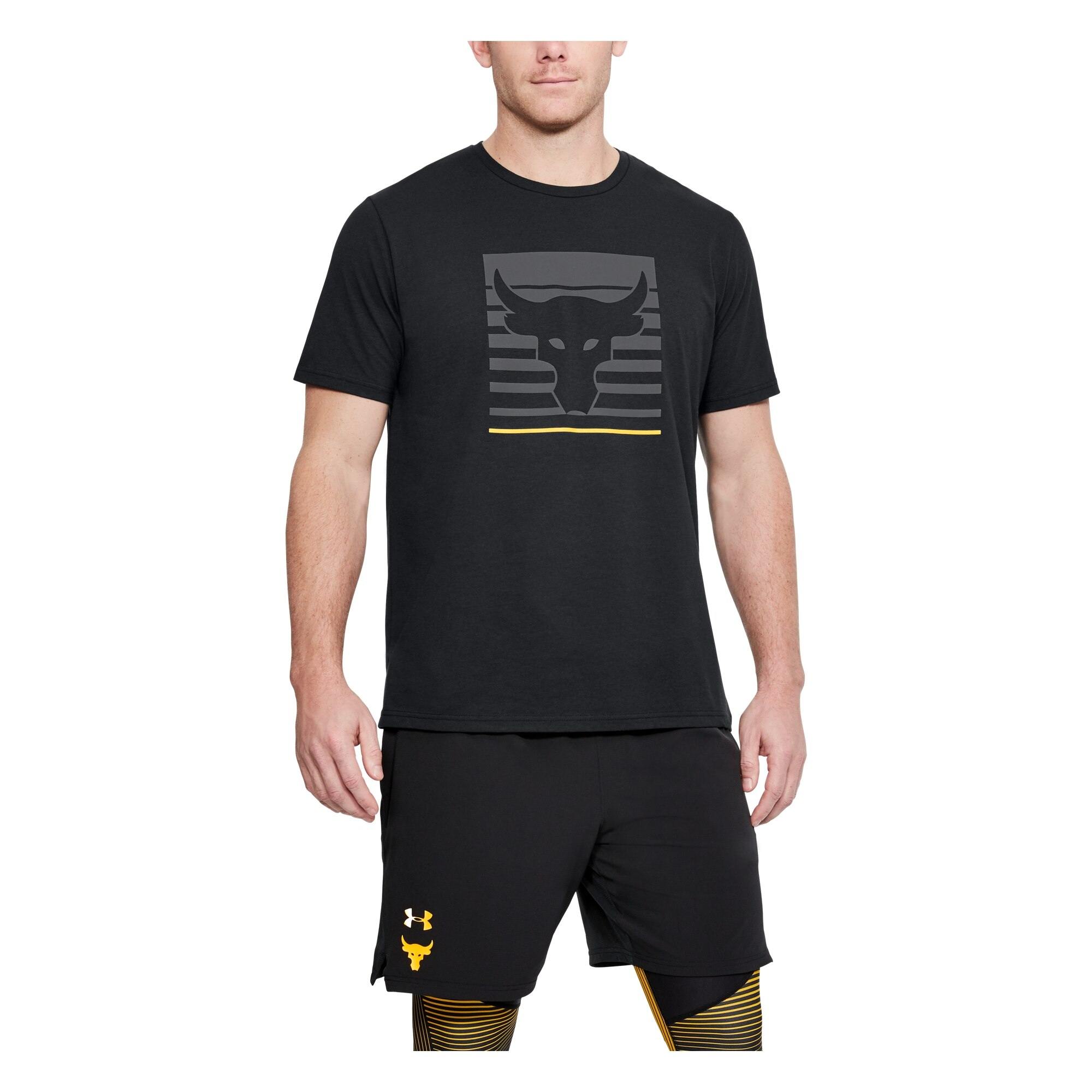 [1321412-001] Mens Under Armour Project Rock Tee Shirt - sneakAR