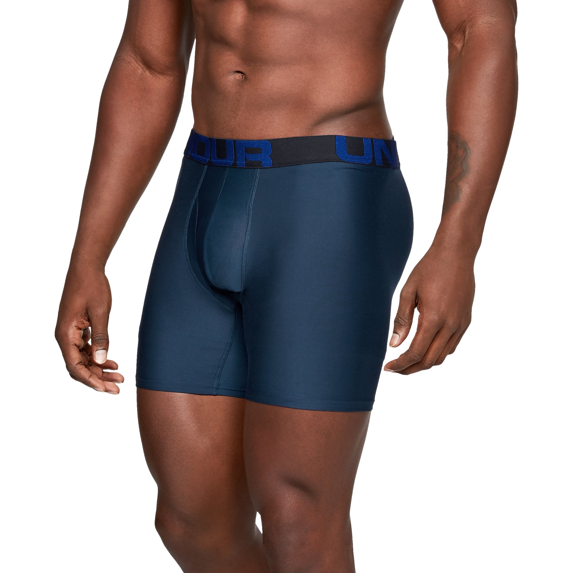 [1327415-409] Mens Under Armour Tech 6in 2 Pack