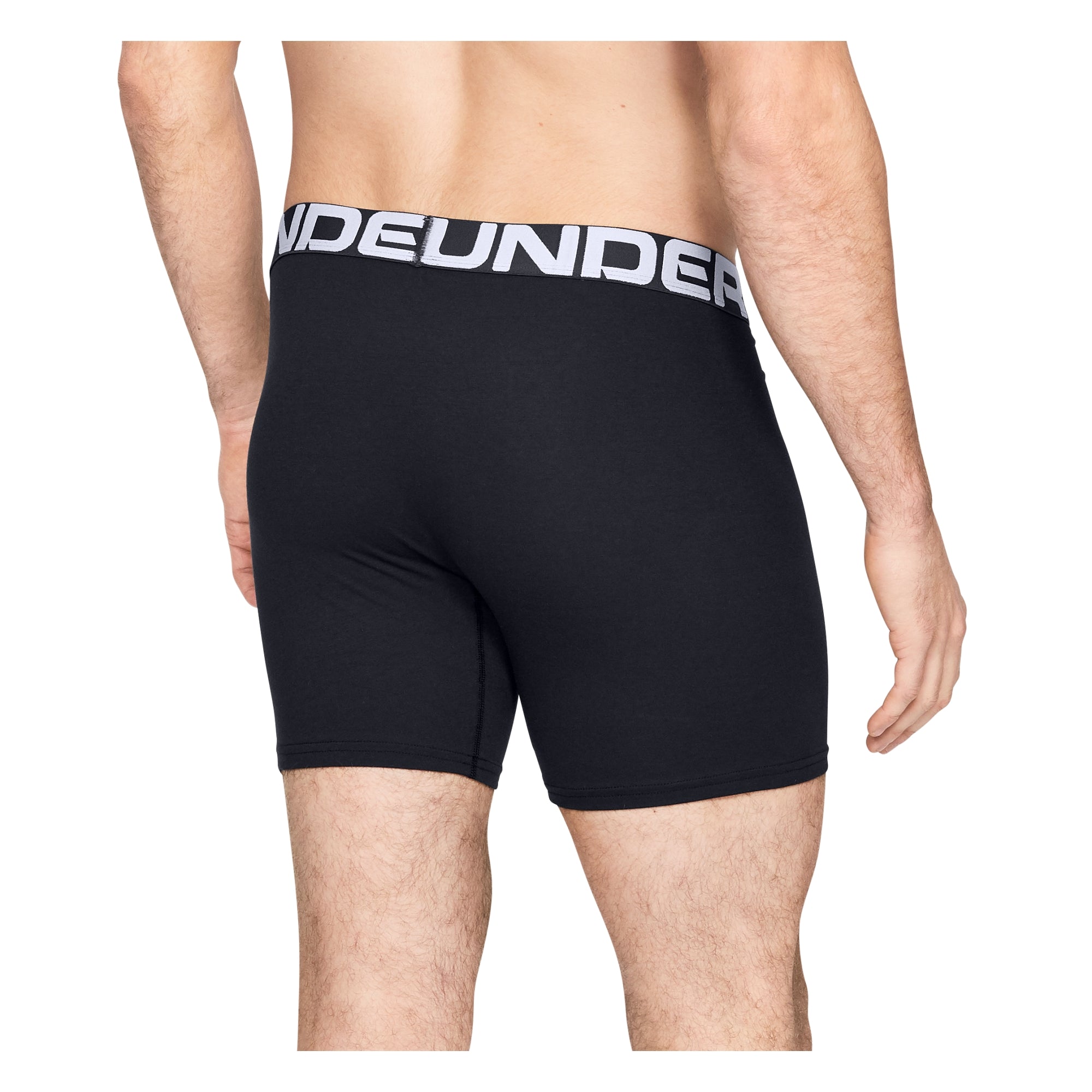 [1327426-001] Mens Under Armour Charged Cotton 6in - 3 Pack